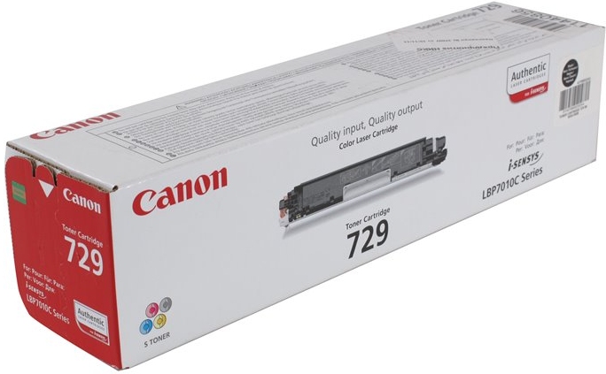 картинка Картридж Canon 729 (LBP-7010C/7018C) Black 1.2K от магазина Печатник