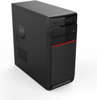 картинка Корпус Miditower ExeGate AA-338-AA500 (ATX, AA500 8см, 2*USB, аудио, черный) ( EX289297RUS ) от магазина Печатник