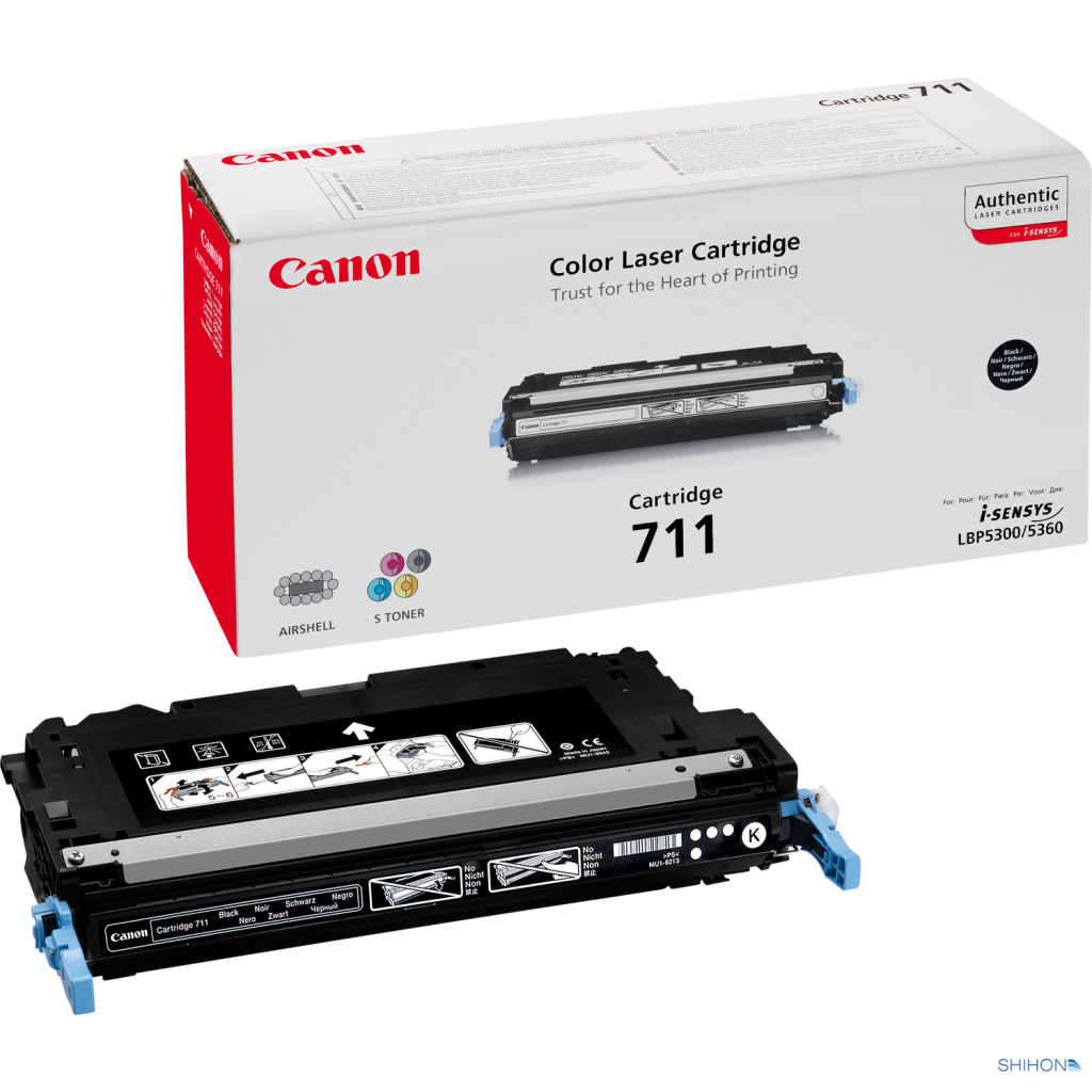 картинка Картридж Canon 711 (LBP-5300/5360) Black 6K от магазина Печатник